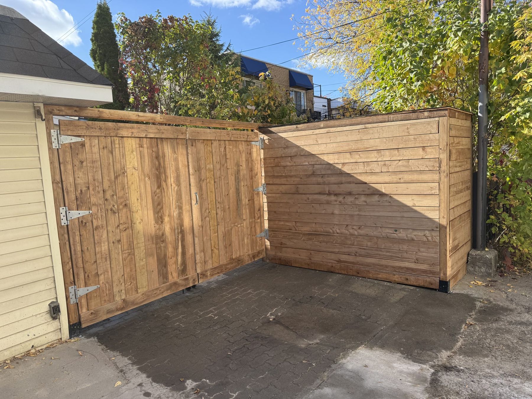 Clôture en bois